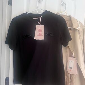 simone rocha black t shirt xs nwt